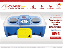 Tablet Screenshot of lacouveuse.com